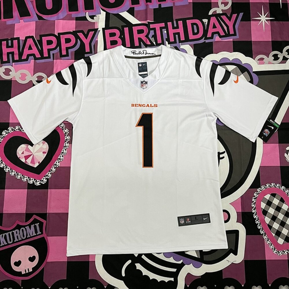 Cincinnati Bengals White Jersey #1 CHASE NFL